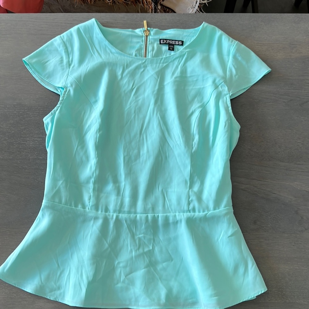 Express xs peplum top